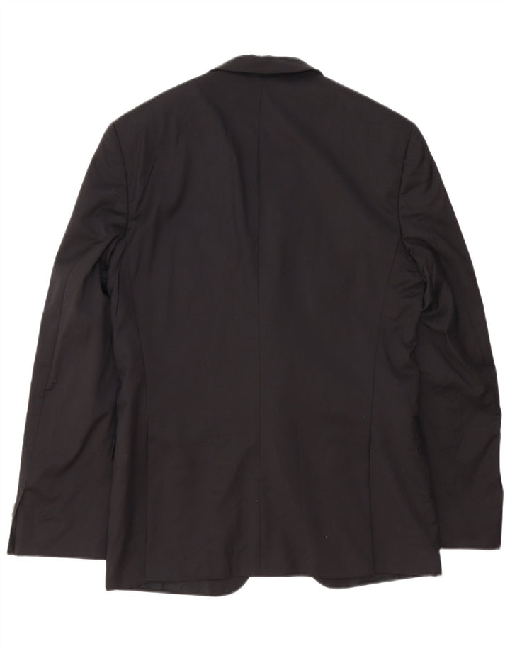 Giacca blazer da uomo a 2 bottoni HUGO BOSS UK 38 media nera