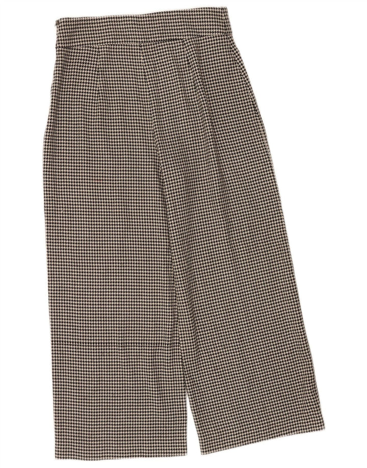 Pantaloni corti da donna Zara medi W28 L24 pied de poule neri