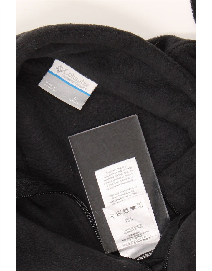 Giacca in pile da bambino COLUMBIA 14-15 anni, grande, in poliestere nero