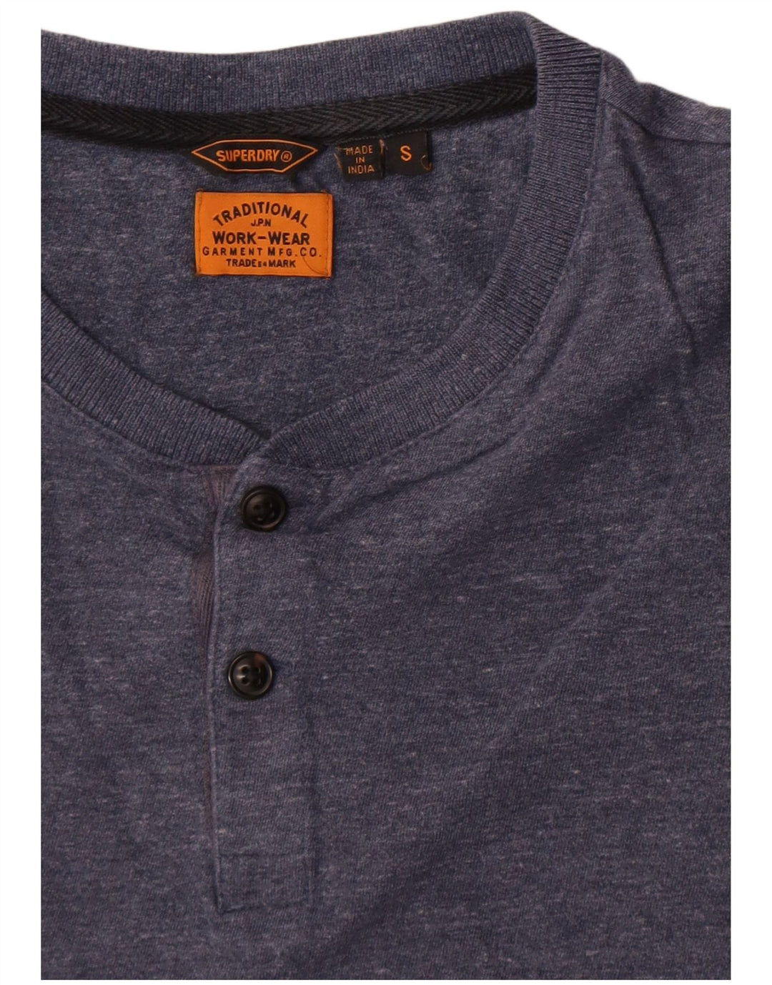 T-shirt da uomo Superdry Top Small blu navy