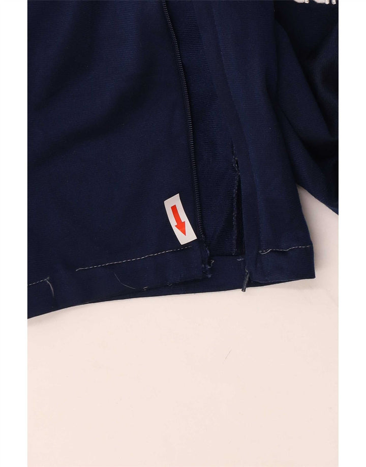 Pantaloni da tuta da uomo Adidas Small in poliestere blu navy