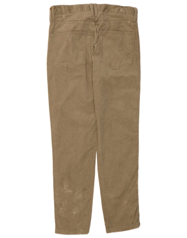 Pantaloni casual slim fit da donna Marks & Spencer W30 L29 cotone beige