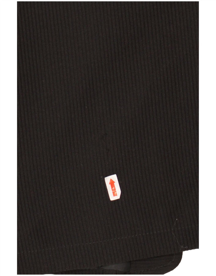 TIMEOUT Gilet da uomo piccolo in poliestere a righe nere