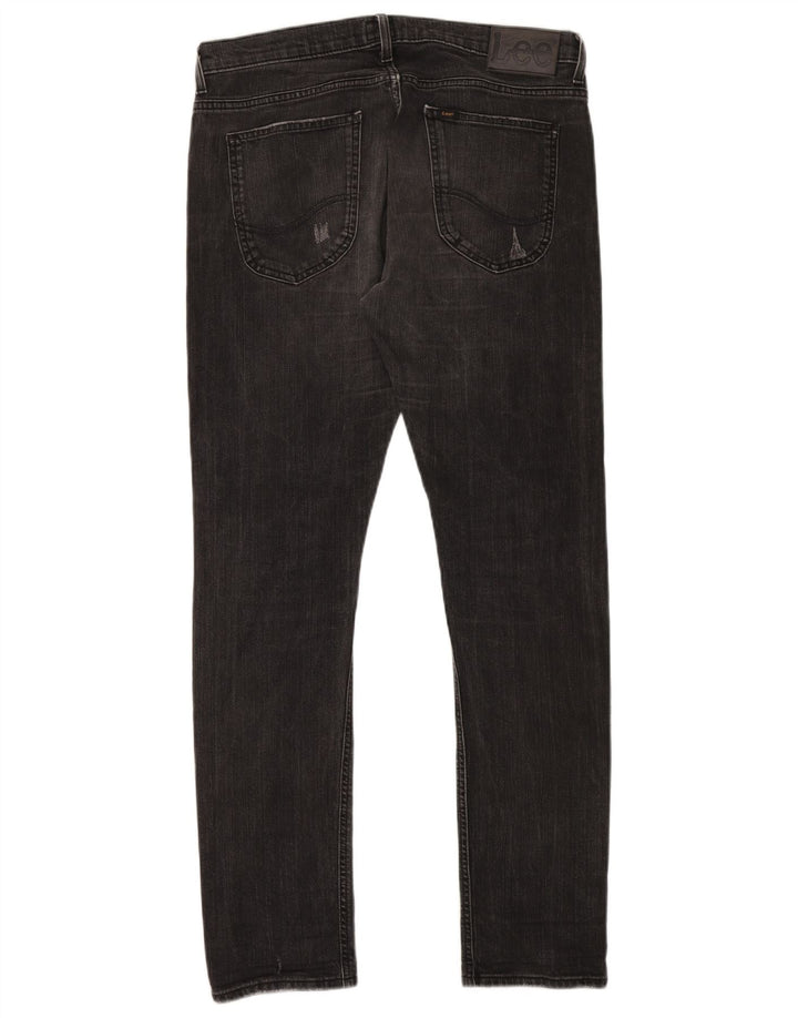 Jeans slim Lee invecchiati Luke da uomo W34 L32 cotone nero