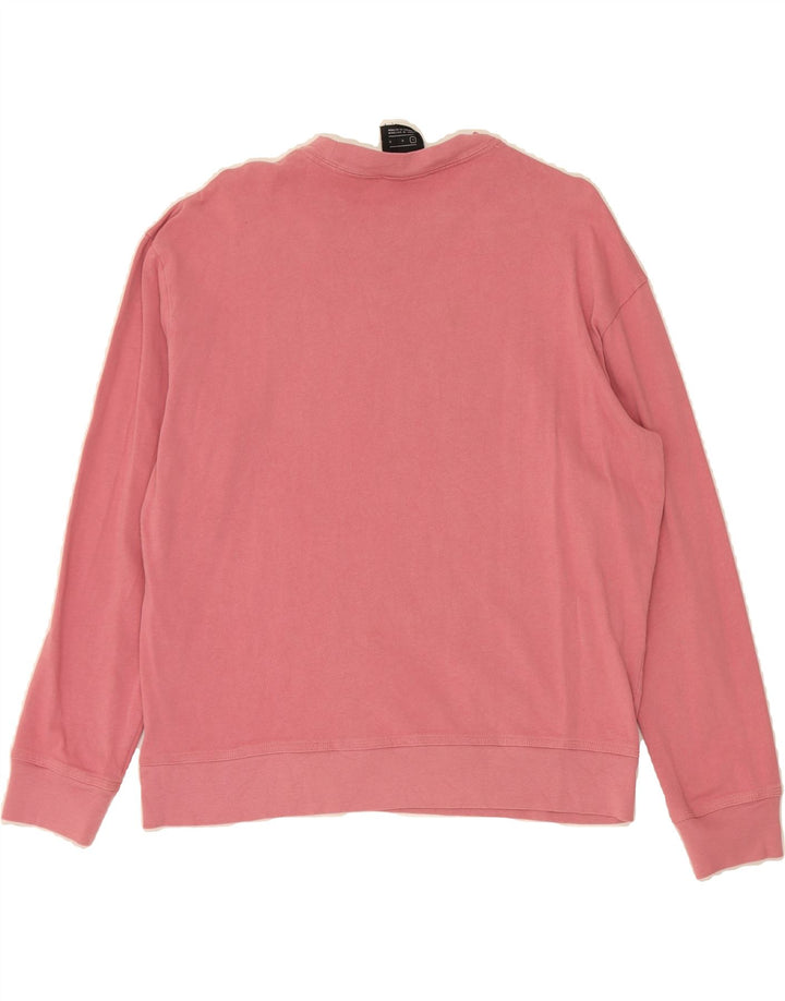 NIKE Womens Graphic Sweatshirt Jumper UK 16 Large Pink Vintage Nike and Second-Hand Nike from Messina Hembry 