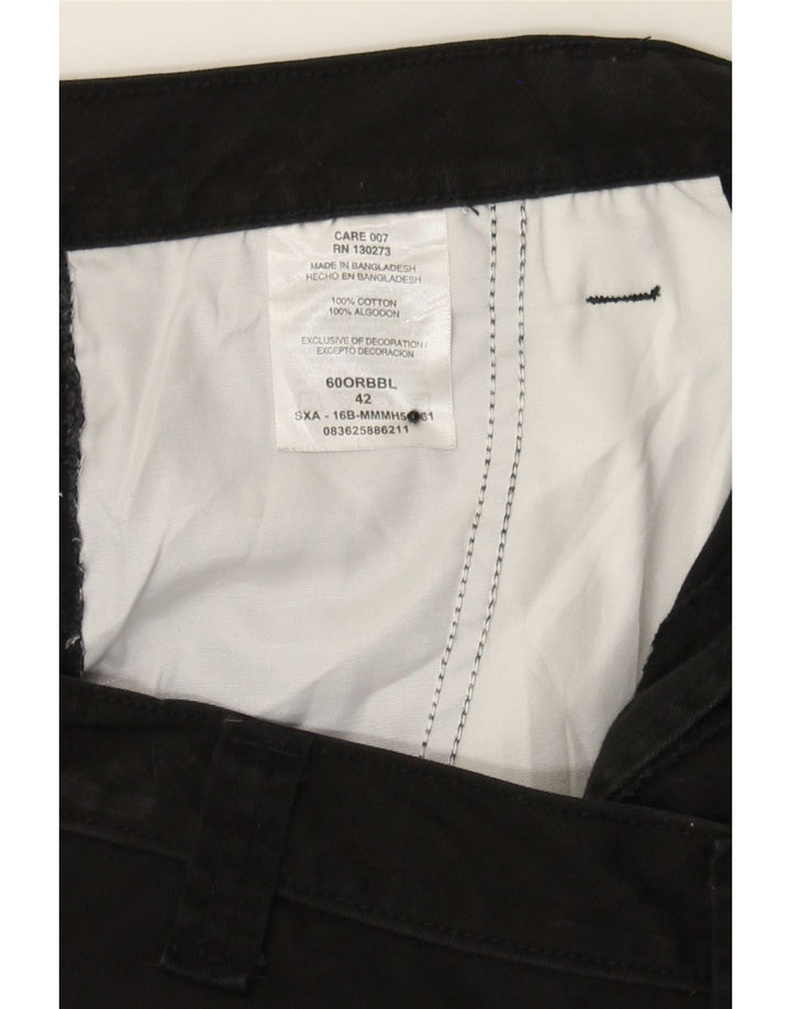 WRANGLER Mens Cargo Shorts W42 2XL Black Cotton Vintage Wrangler and Second-Hand Wrangler from Messina Hembry 