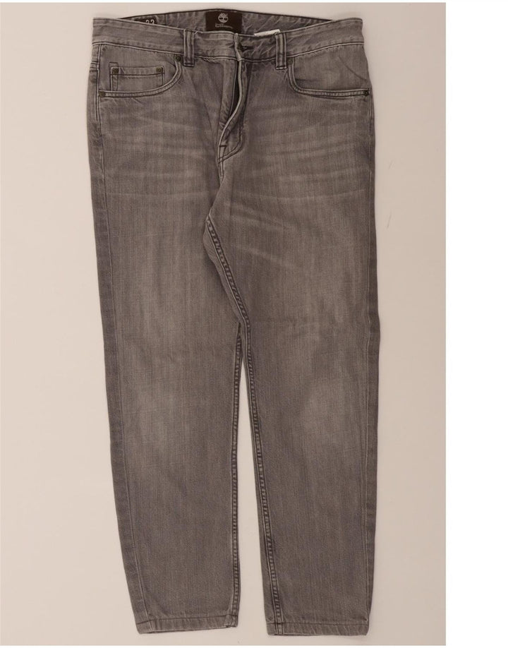 TIMBERLAND Mens Earthkeepers Straight Jeans W33 L27 Grey Cotton Vintage Timberland and Second-Hand Timberland from Messina Hembry 