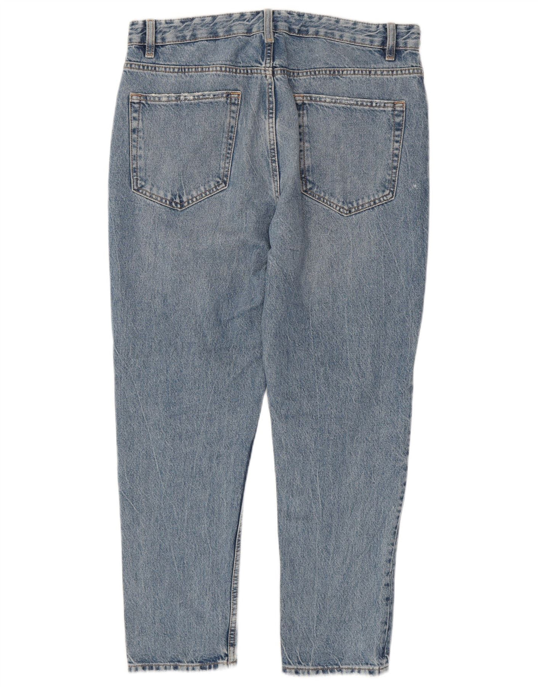 Jeans dritti da uomo Zara EU 42 Large W32 L27 Blu