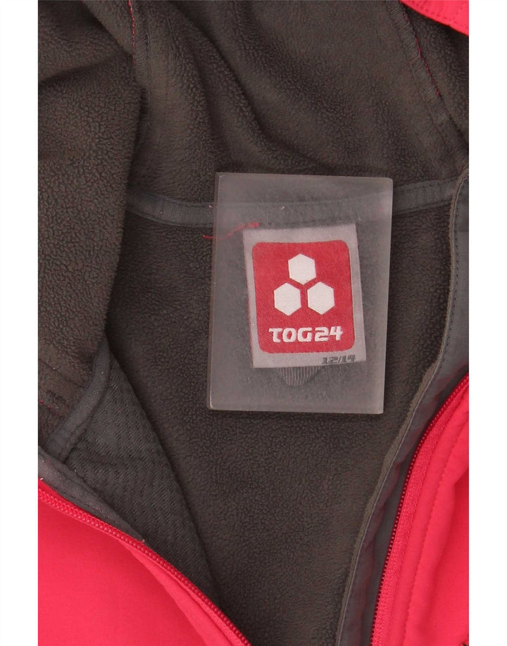 Giacca a vento con cappuccio da donna Tog 24 UK 12/14 rosso medio