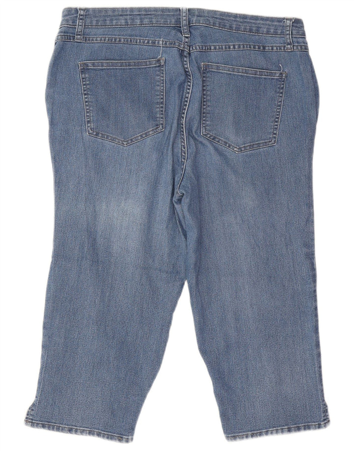 Jeans Lee Riders da donna a vita media Capri US 14 Large W32 L18 Cotone blu