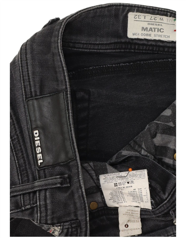 Jeans Matic Slim da donna DIESEL W27 L32 cotone nero