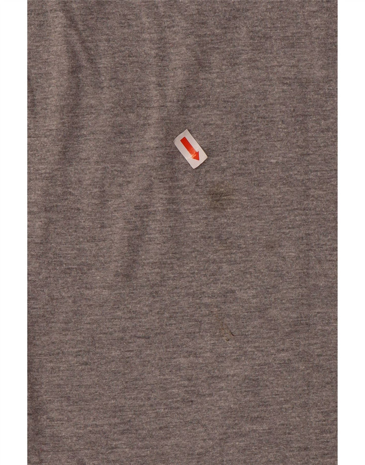 Puma T-shirt grafica da uomo Top grande in cotone chiazzato grigio