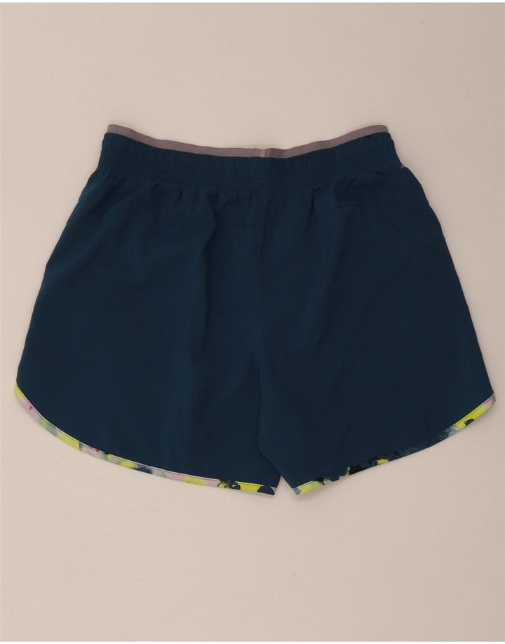 Pantaloncini sportivi grafici da donna New Balance UK 14 poliestere blu medio