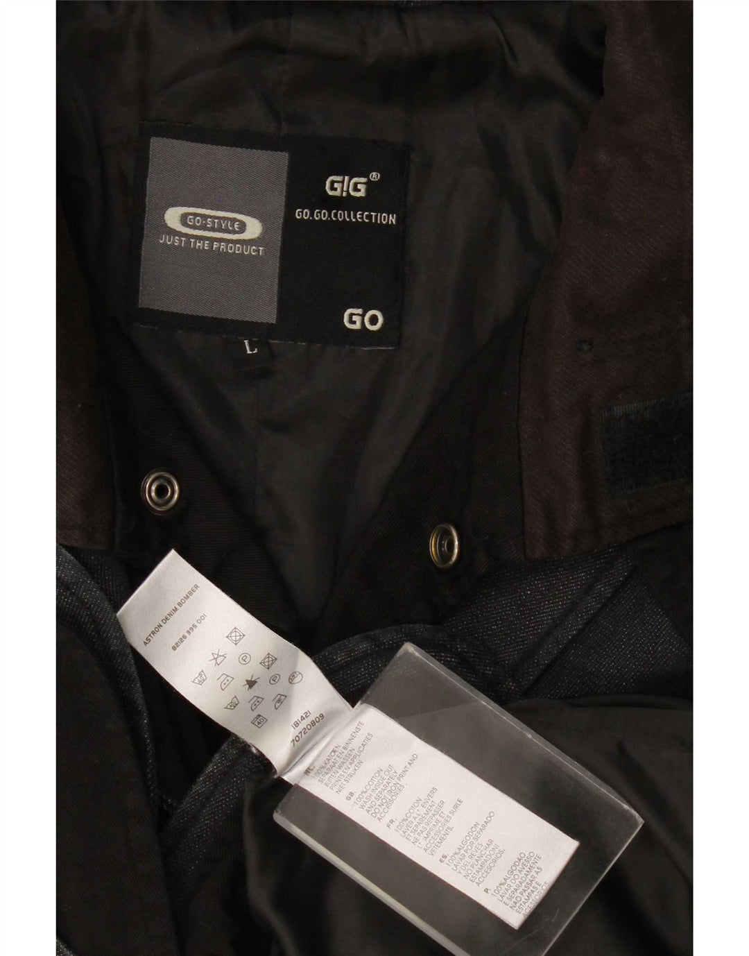 Giacca in denim da uomo G-Star UK 40 grande cotone grigio
