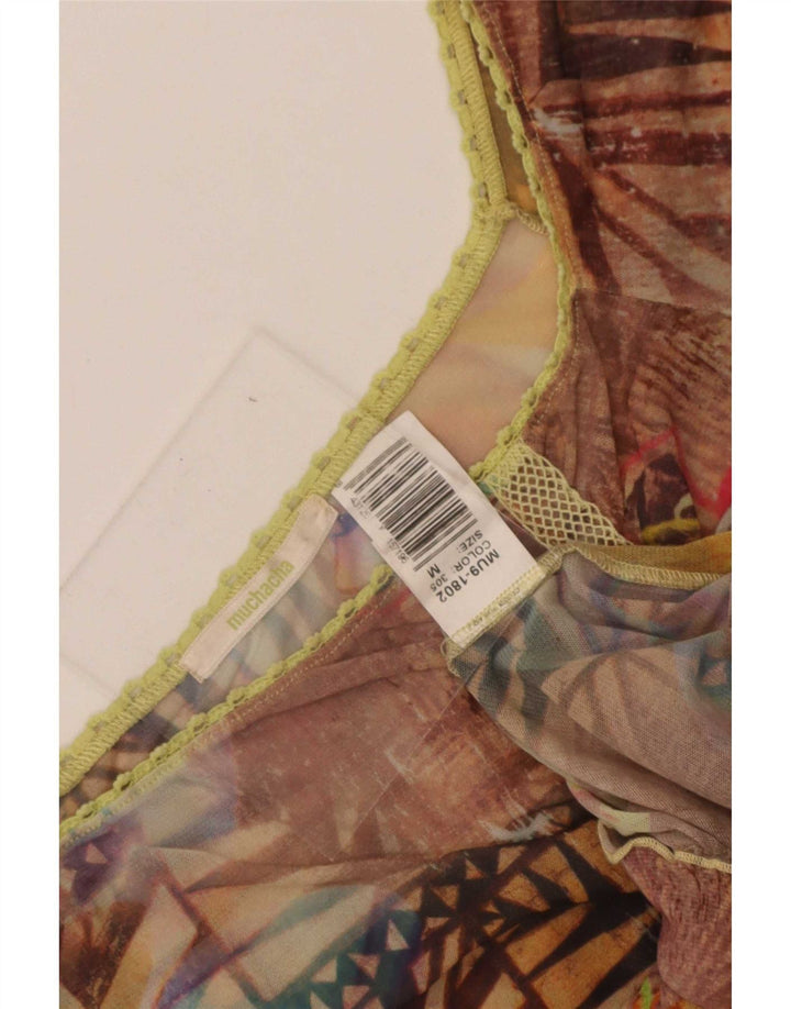 Muchacha Top da donna con spalle scoperte UK 12 Medio multicolore floreale