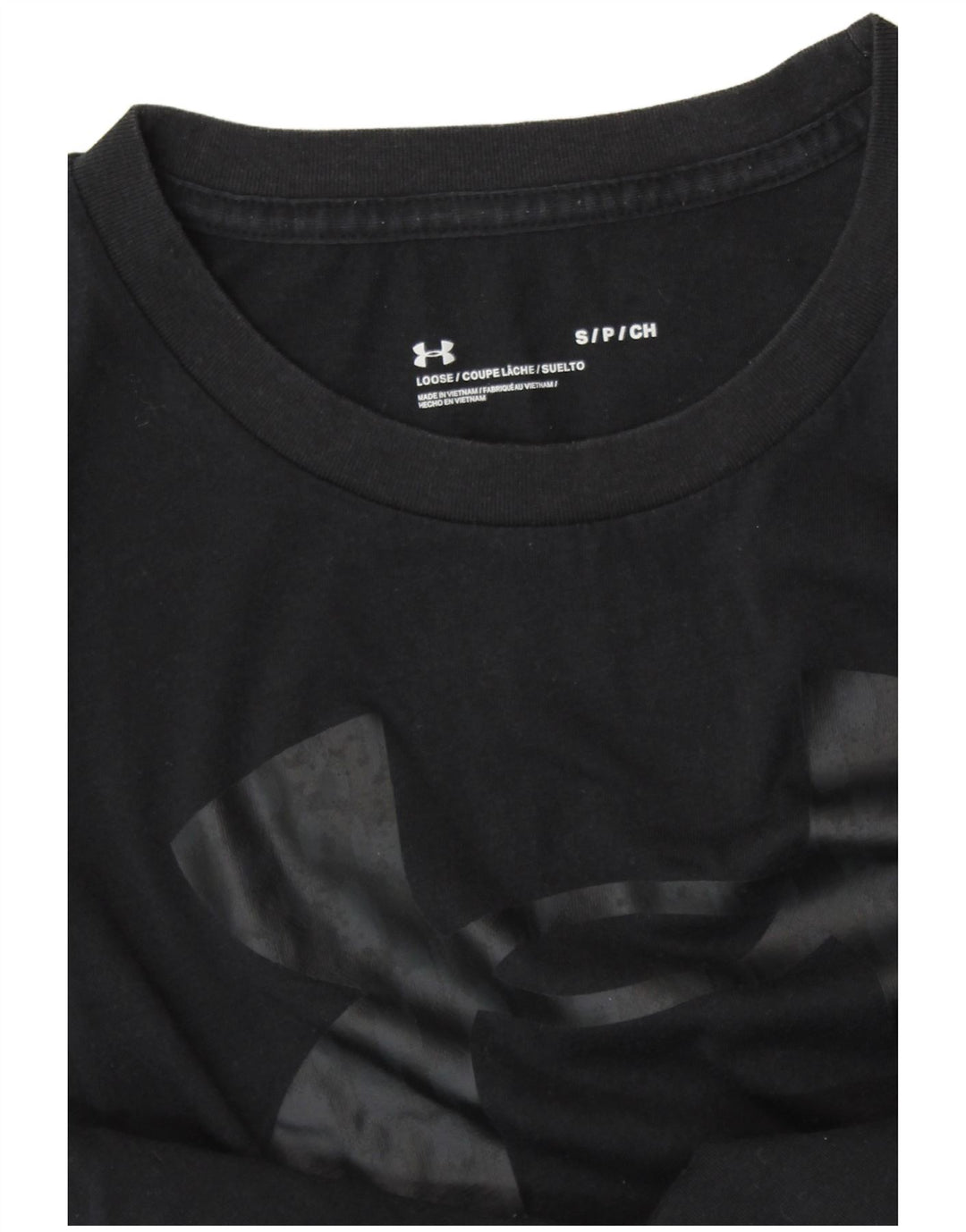 T-shirt grafica da uomo UNDER ARMOUR Top Small Blu Navy
