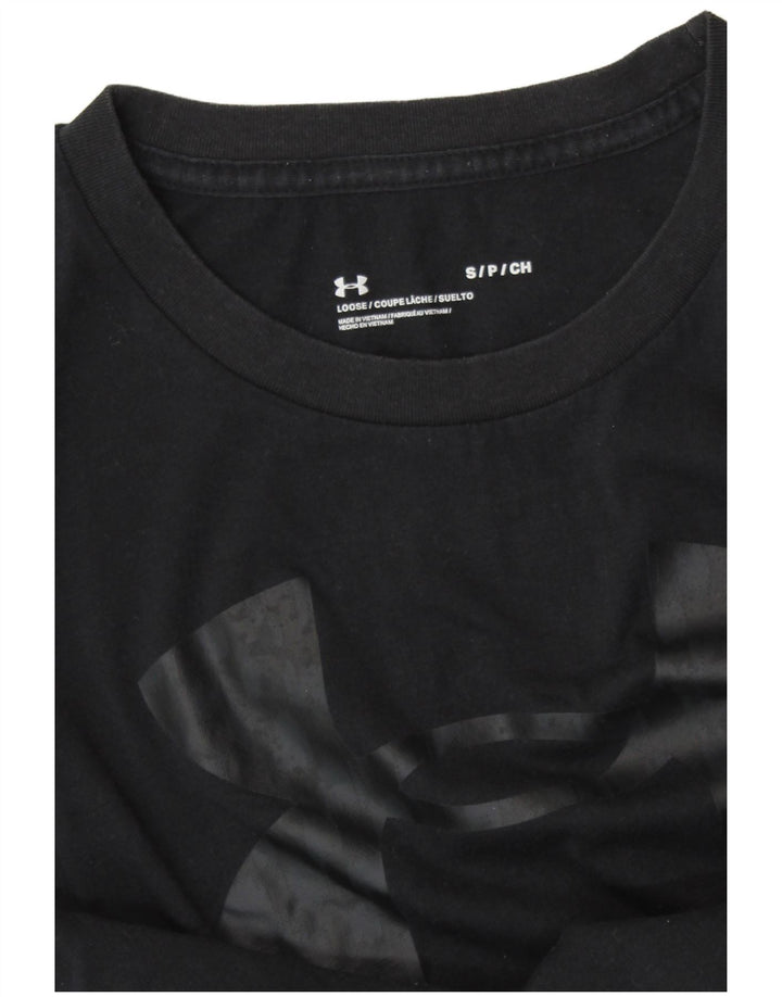 T-shirt grafica da uomo UNDER ARMOUR Top Small Blu Navy