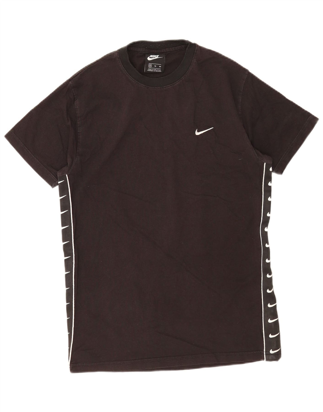 T-shirt grafica da uomo Nike Top in cotone nero medio