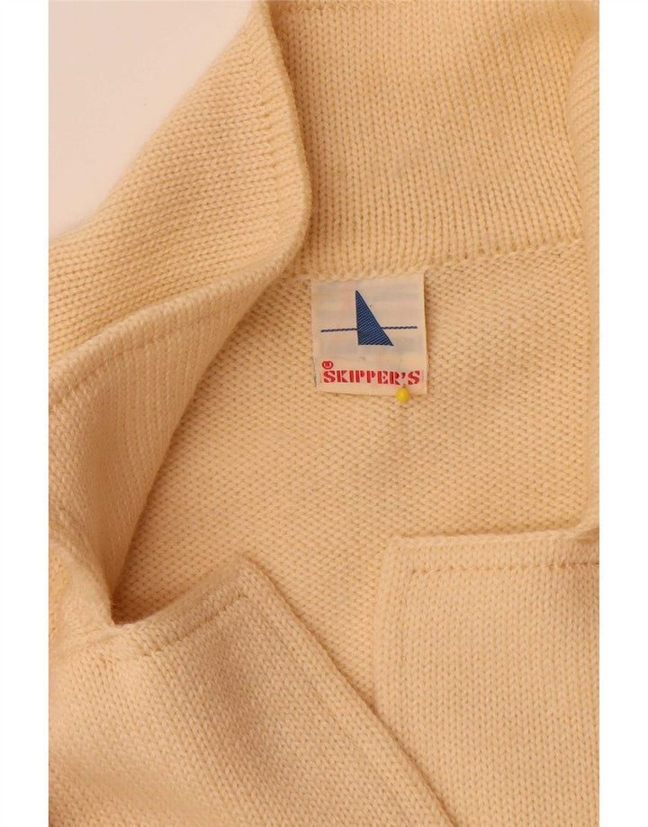 Maglione Cardigan Donna Skipper IT 50 XL Lana Giallo