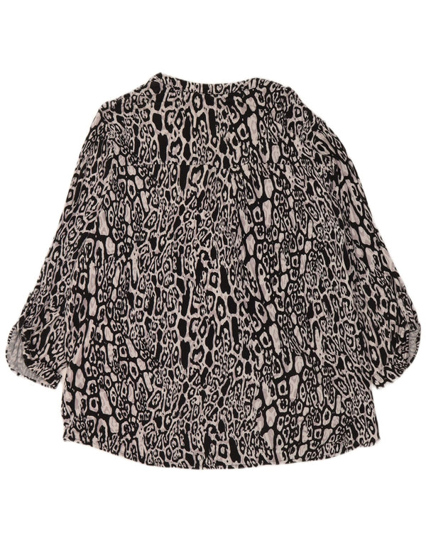 Top camicetta da donna Marks & Spencer UK 20 2XL Stampa animalier multicolore