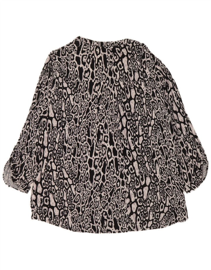 Top camicetta da donna Marks & Spencer UK 20 2XL Stampa animalier multicolore