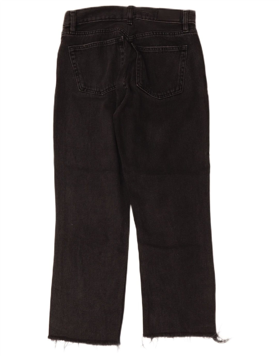 Jeans dritti da donna vintage W30 L25 cotone nero
