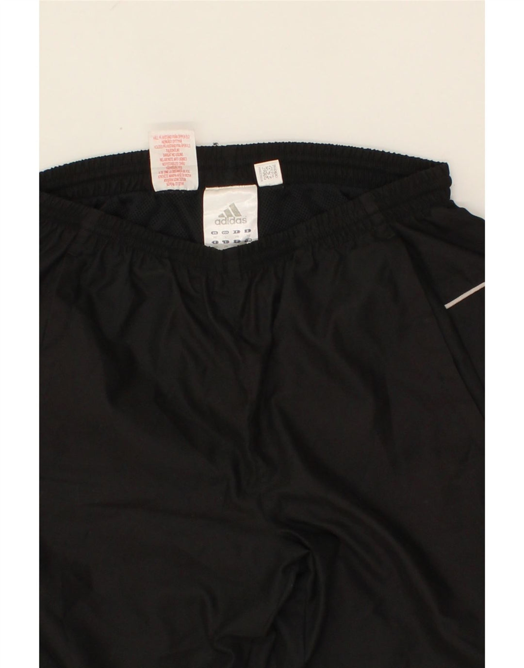 ADIDAS Mens Graphic Tracksuit Trousers Medium Black Polyester Vintage Adidas and Second-Hand Adidas from Messina Hembry 