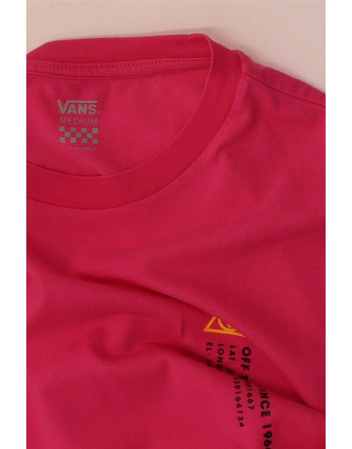 Maglietta grafica da donna Vans Top UK 14 Rosa medio