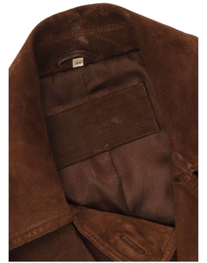 Giacca C&A da donna in pelle scamosciata IT 44 in pelle marrone medio