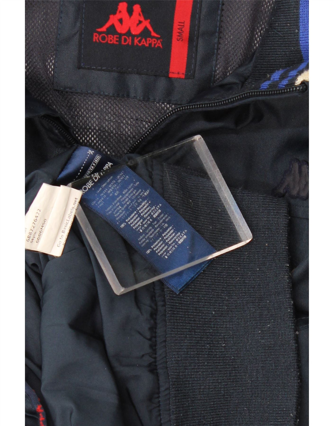 Giubbotto bomber oversize da donna KAPPA UK 10 piccolo poliestere blu navy