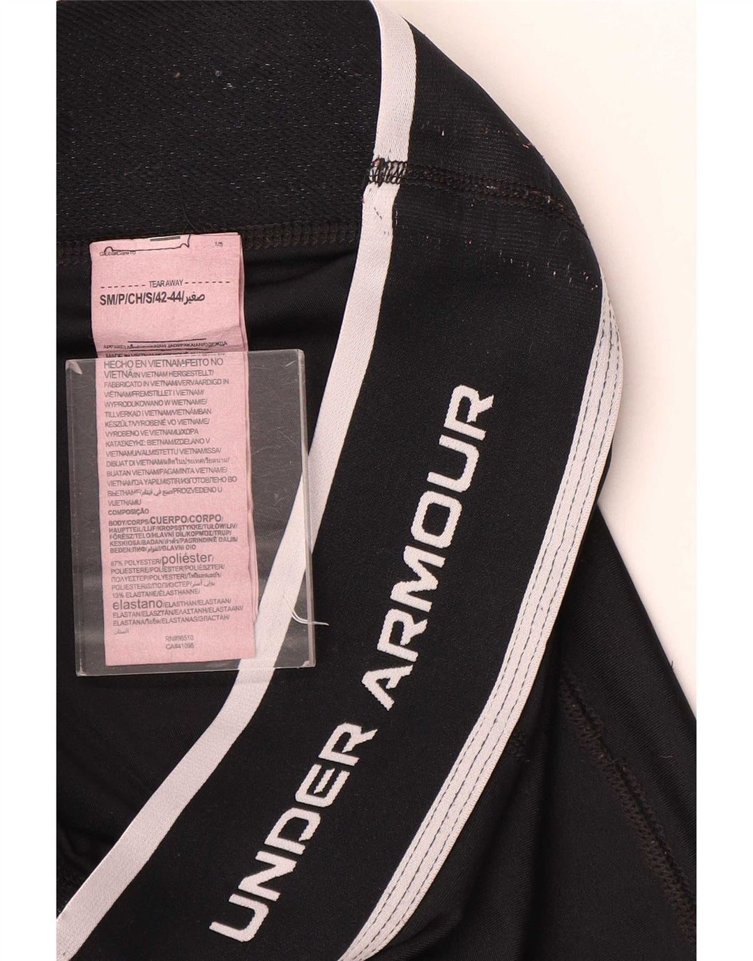 Leggings grafici da donna Under Armour UK 10 piccoli neri
