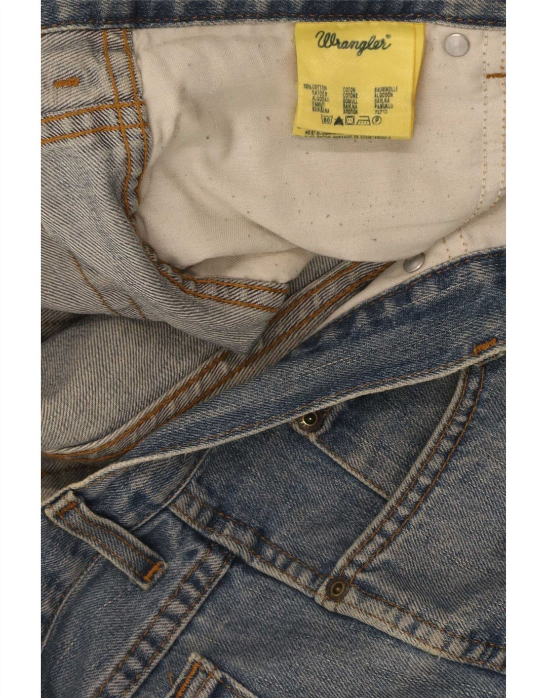 Jeans dritti da uomo Wrangler Ohio W38 L30 cotone blu