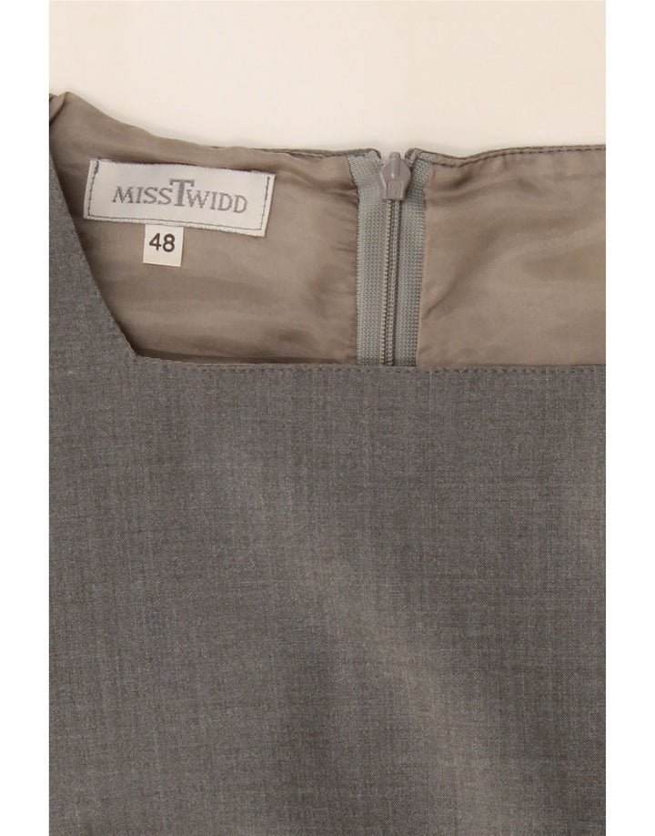 Abito Tubino Donna Misstwidd IT 48 XL Poliestere Grigio