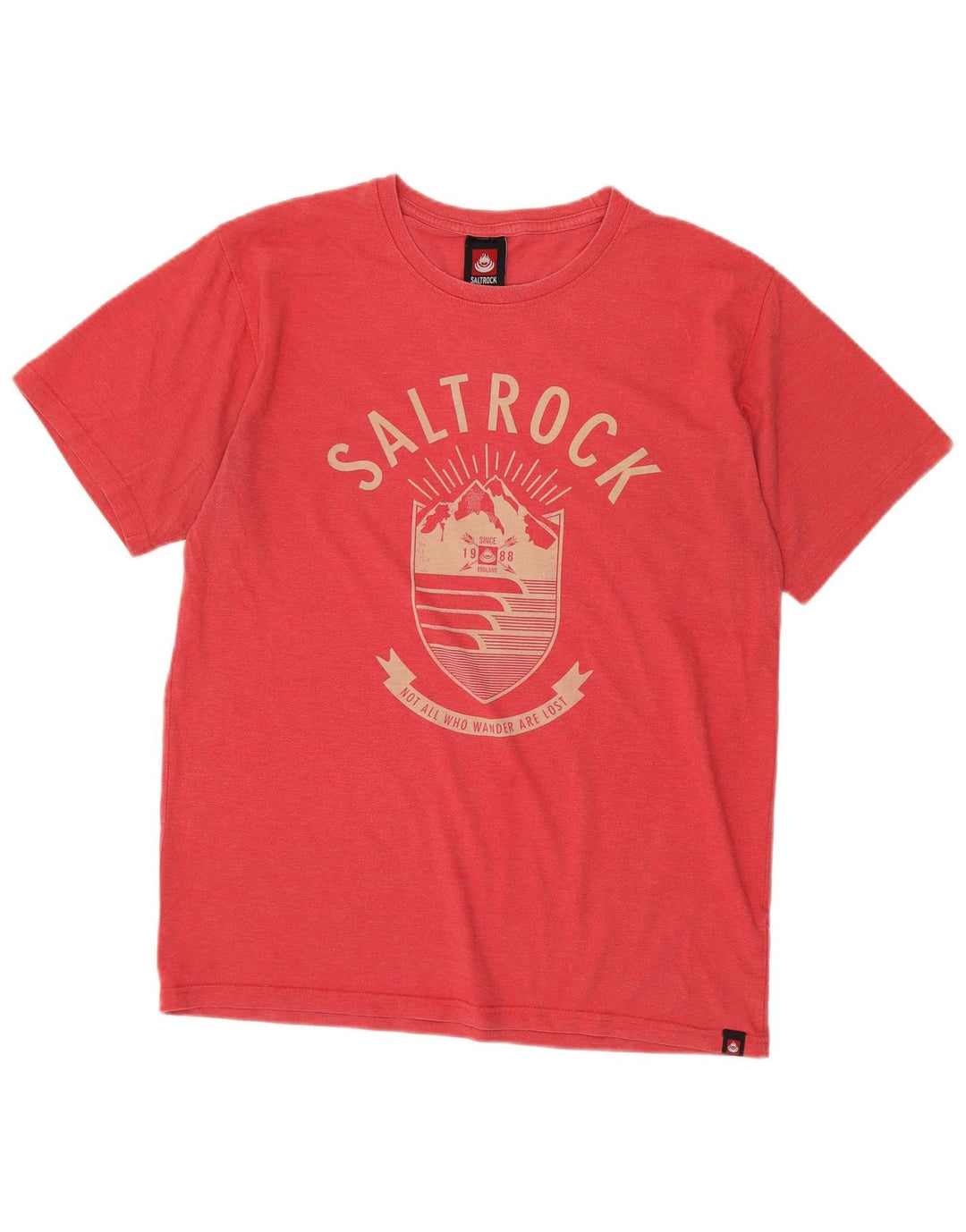 T-shirt grafica da uomo Saltrock Top grande rosa
