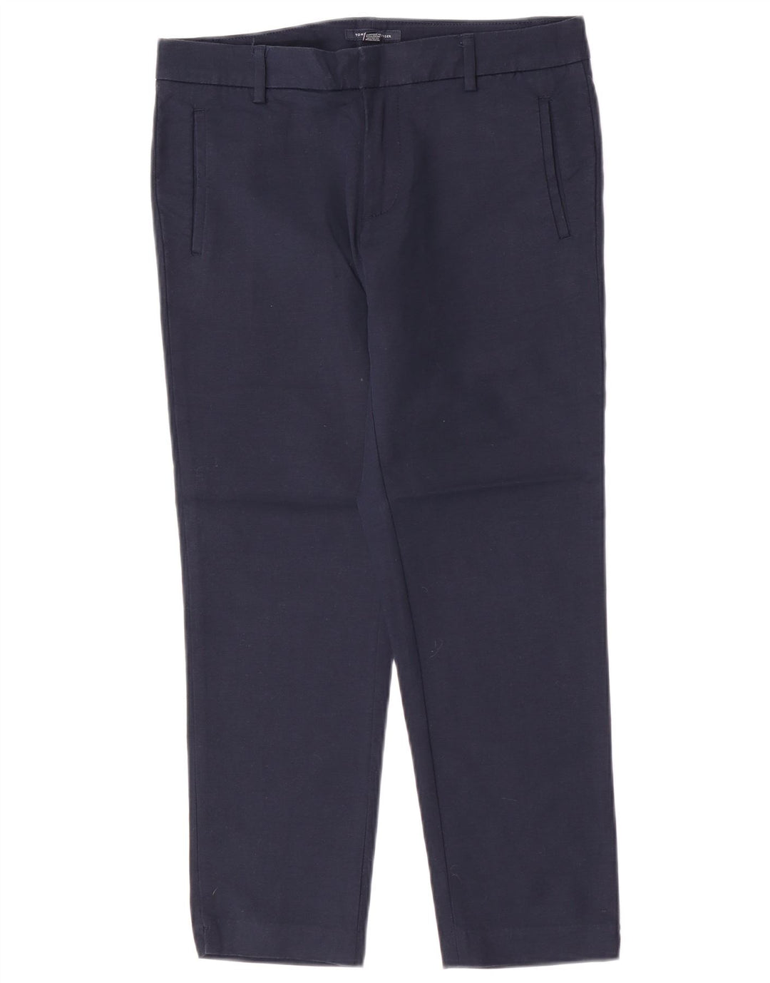 Pantaloni corti slim da donna Tommy Hilfiger US 8 Medium W30 L24 Blu Navy