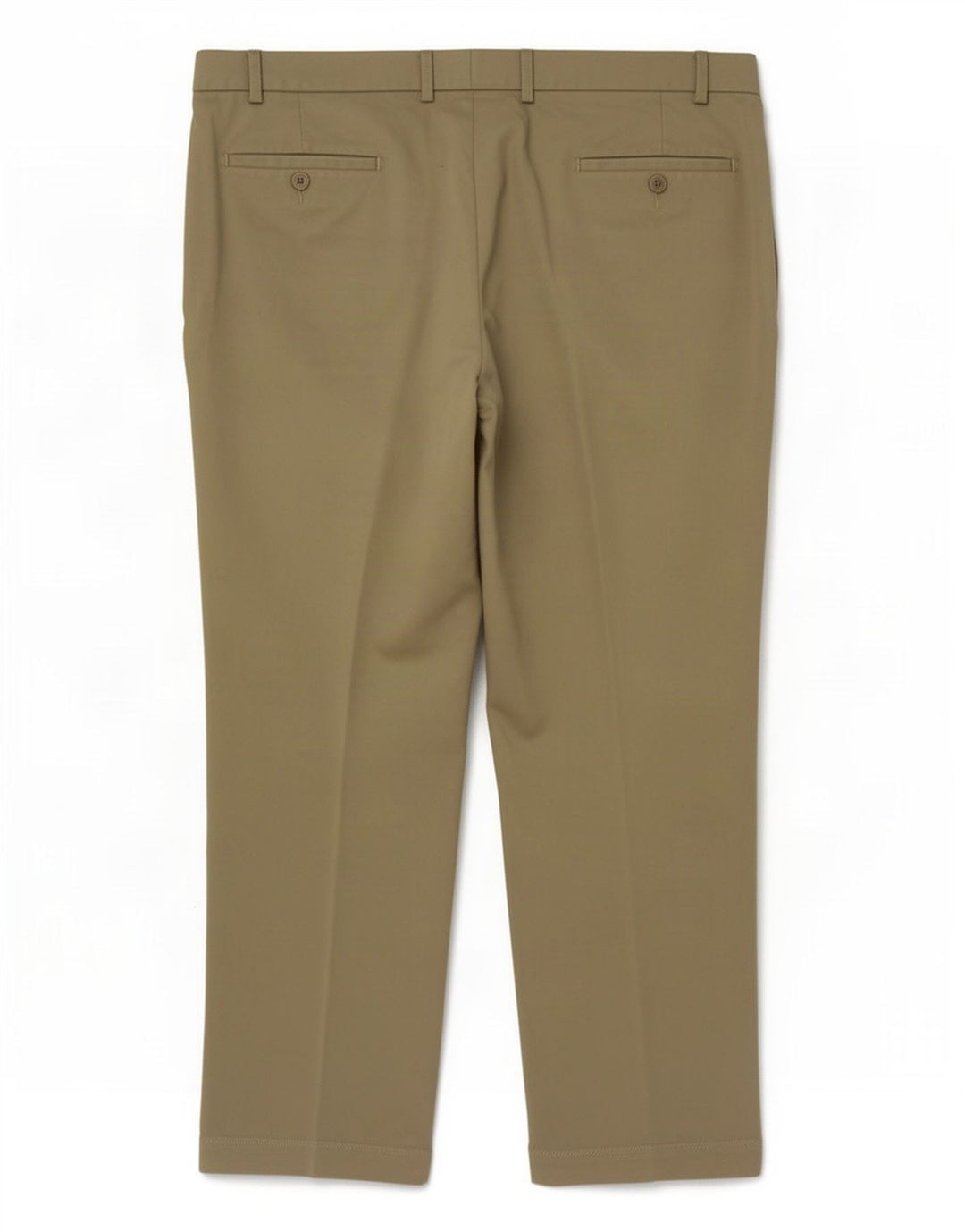 Pantaloni chino dritti da uomo Marks & Spencer W44 L31 poliestere beige