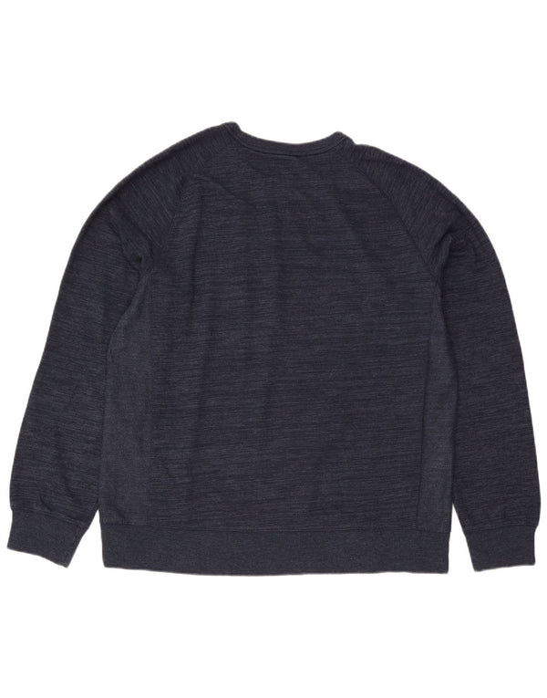 Felpa da uomo Champion Jumper 2XL Cotone screziato blu navy