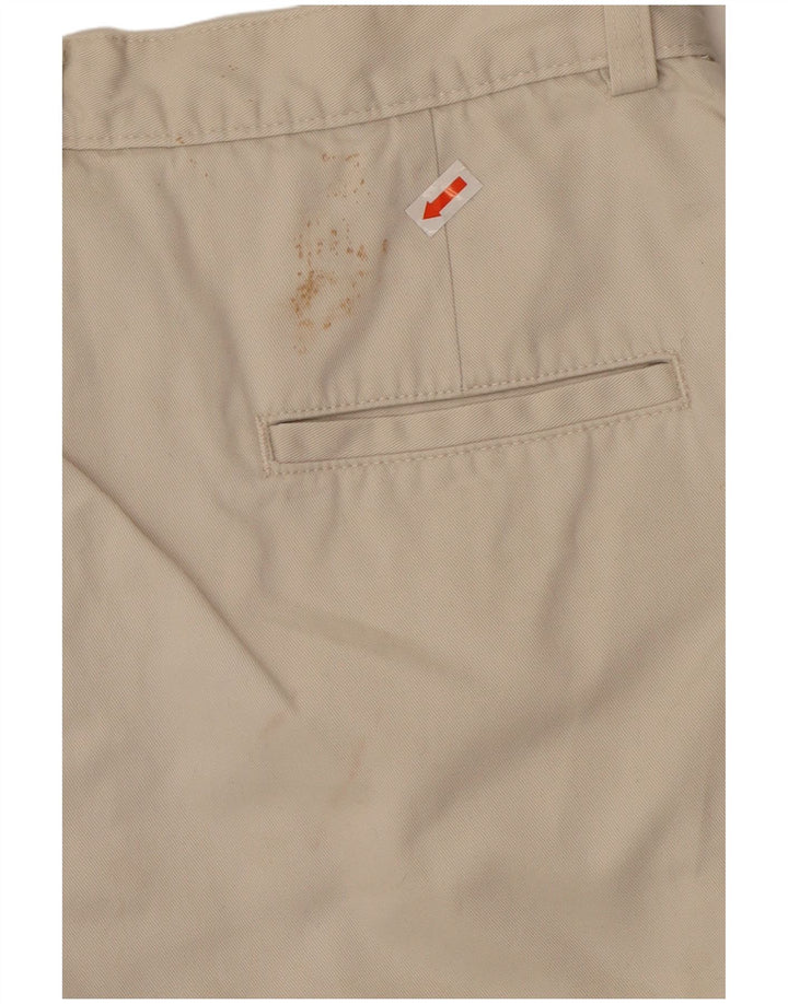 Pantaloncini chino da donna Eddie Bauer US 10 Large W30 bianchi