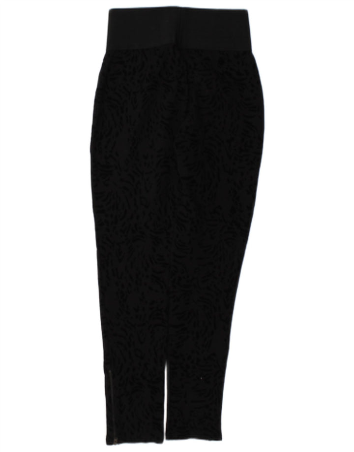Leggings Zara da donna UK 12 medio nero stampa animalier