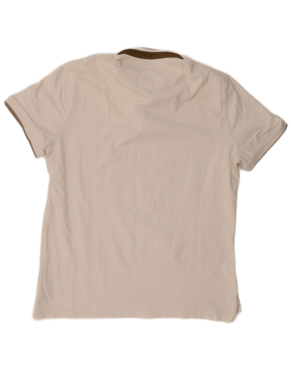 Polo MASSIMO DUTTI da uomo vestibilità casual XL bianca