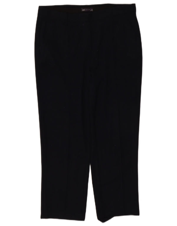 Pantaloni corti da donna Marks & Spencer UK 14 Large W34 L26 Blu navy