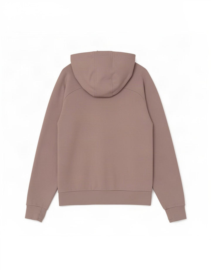 Felpa con cappuccio e zip Puma da uomo grande in cotone grigio
