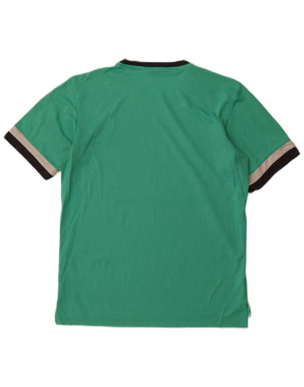 T-shirt ADIDAS Climacool da uomo verde medio color block