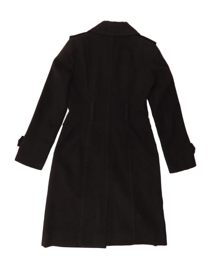 BENETTON Womens Overcoat IT 44 Medium Black Polyester Vintage Benetton and Second-Hand Benetton from Messina Hembry 