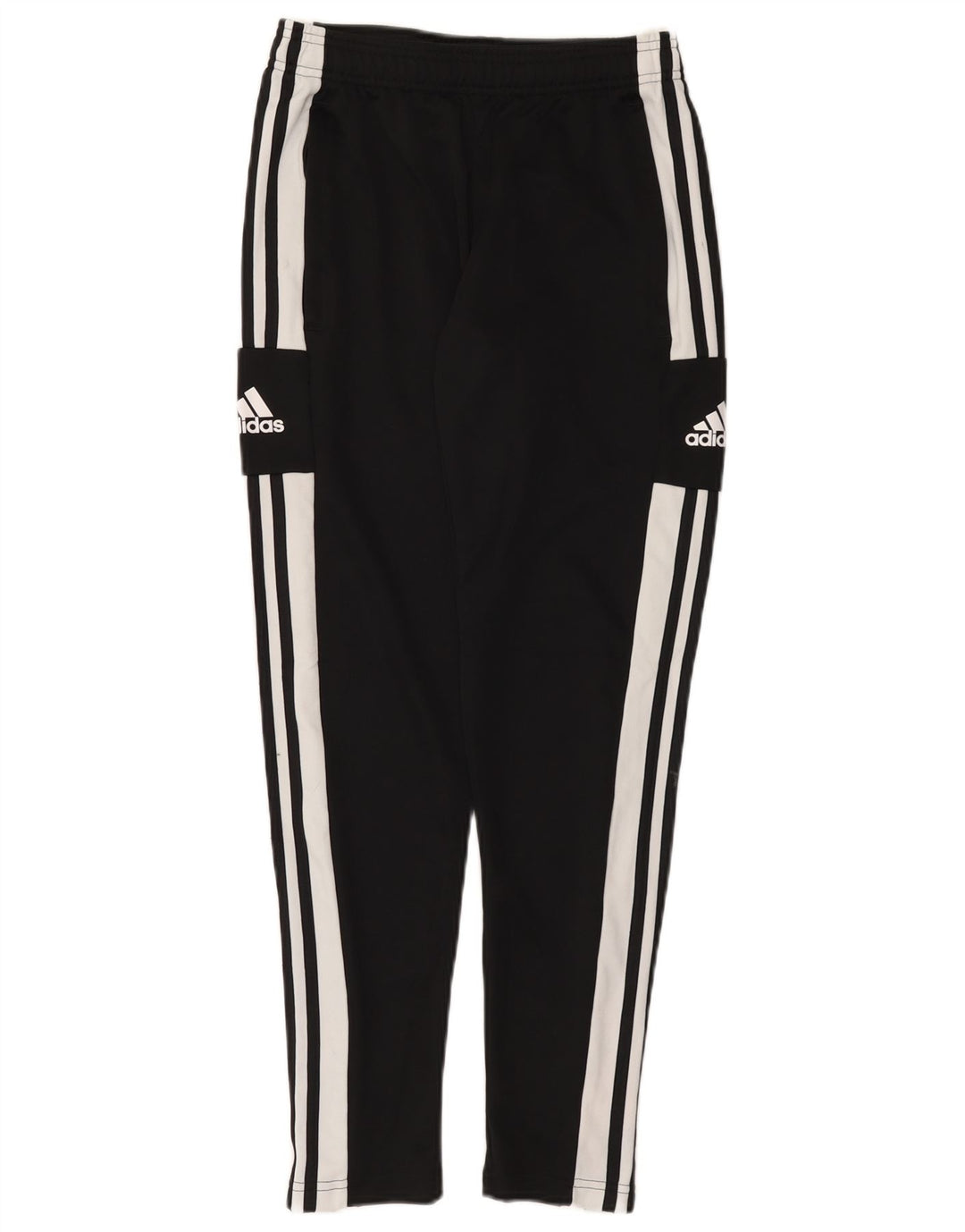 Pantaloni da tuta Adidas Aeroready da uomo piccoli in poliestere color block nero