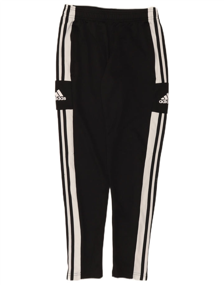 Pantaloni da tuta Adidas Aeroready da uomo piccoli in poliestere color block nero