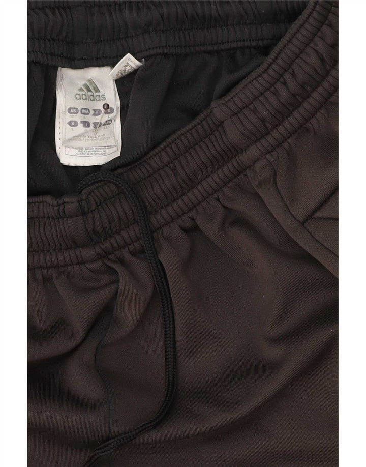 Pantaloncini sportivi da uomo Adidas grandi in poliestere nero