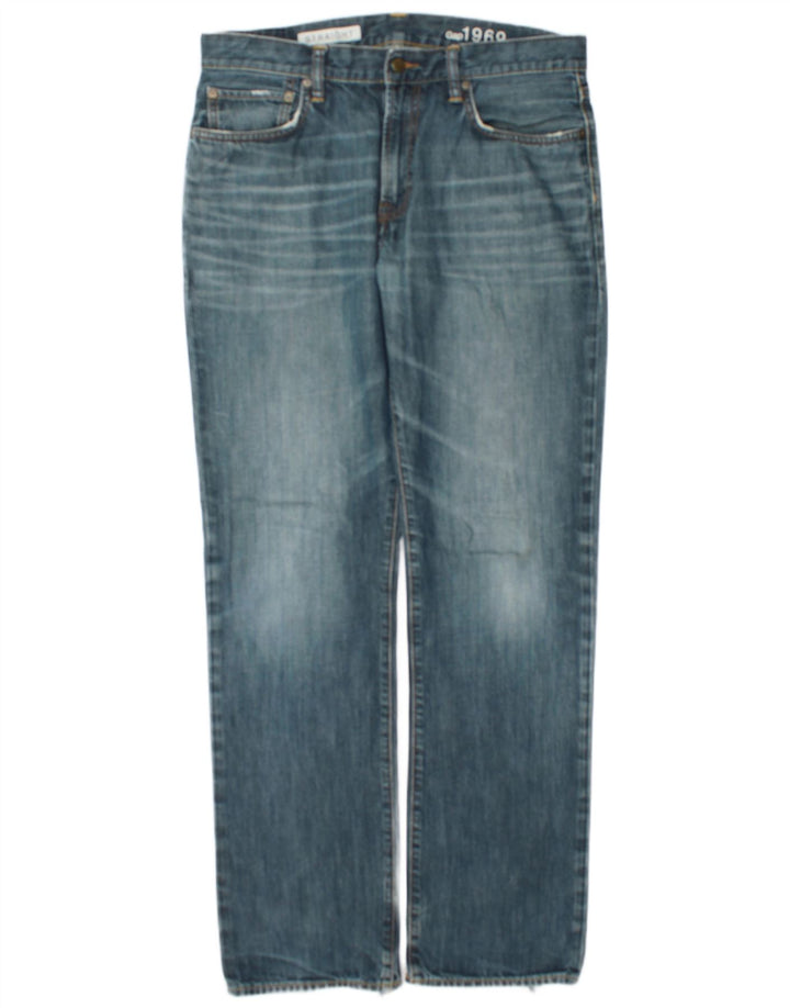 Jeans dritti da uomo Gap W34 L34 cotone blu