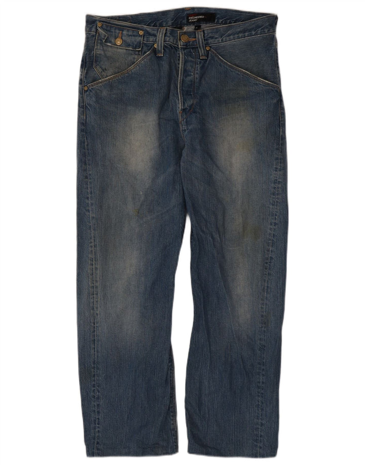Jeans dritti da uomo Levi's W34 L28 Blu