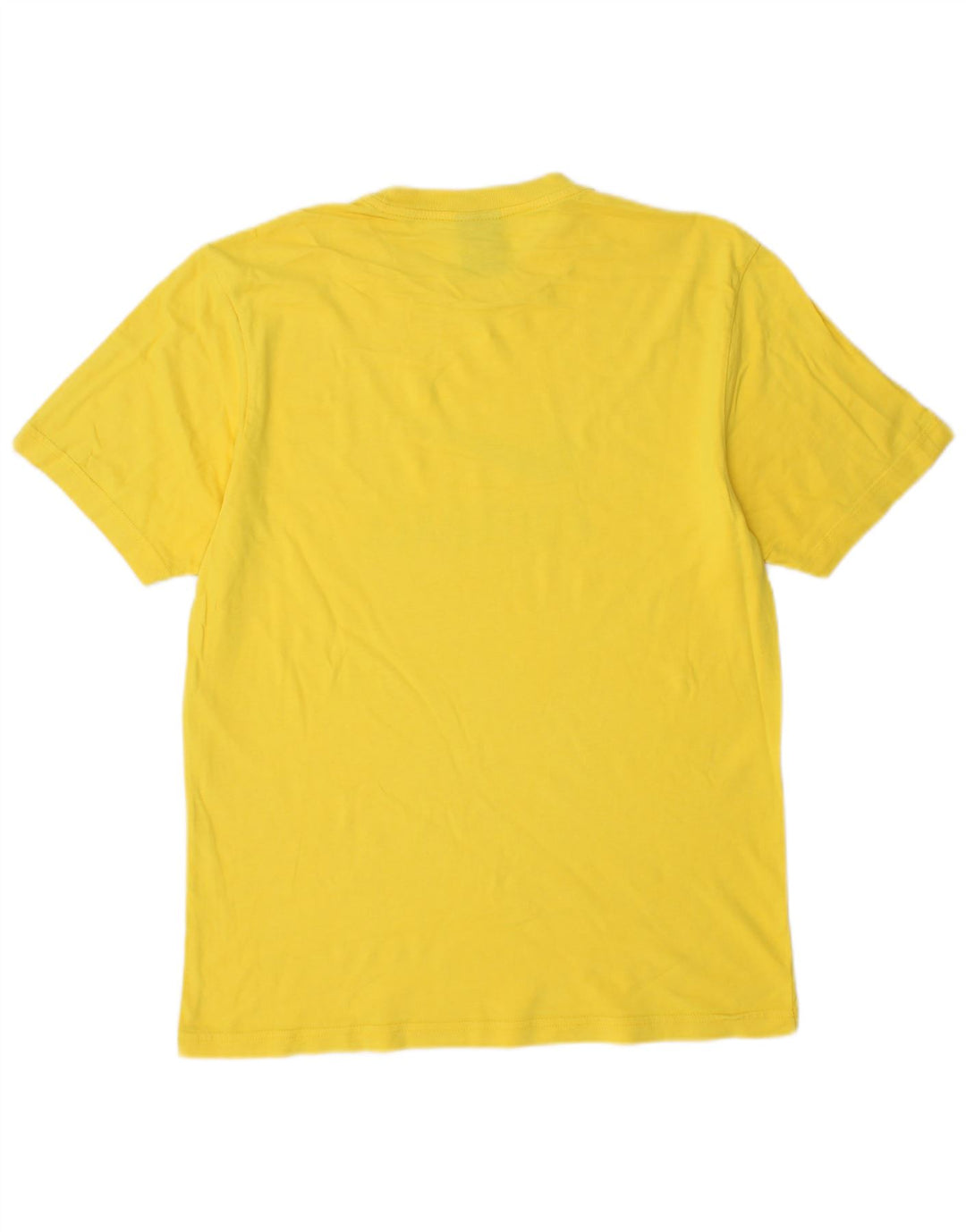 NIKE Mens Graphic T-Shirt Top UK 39/41 Medium Yellow